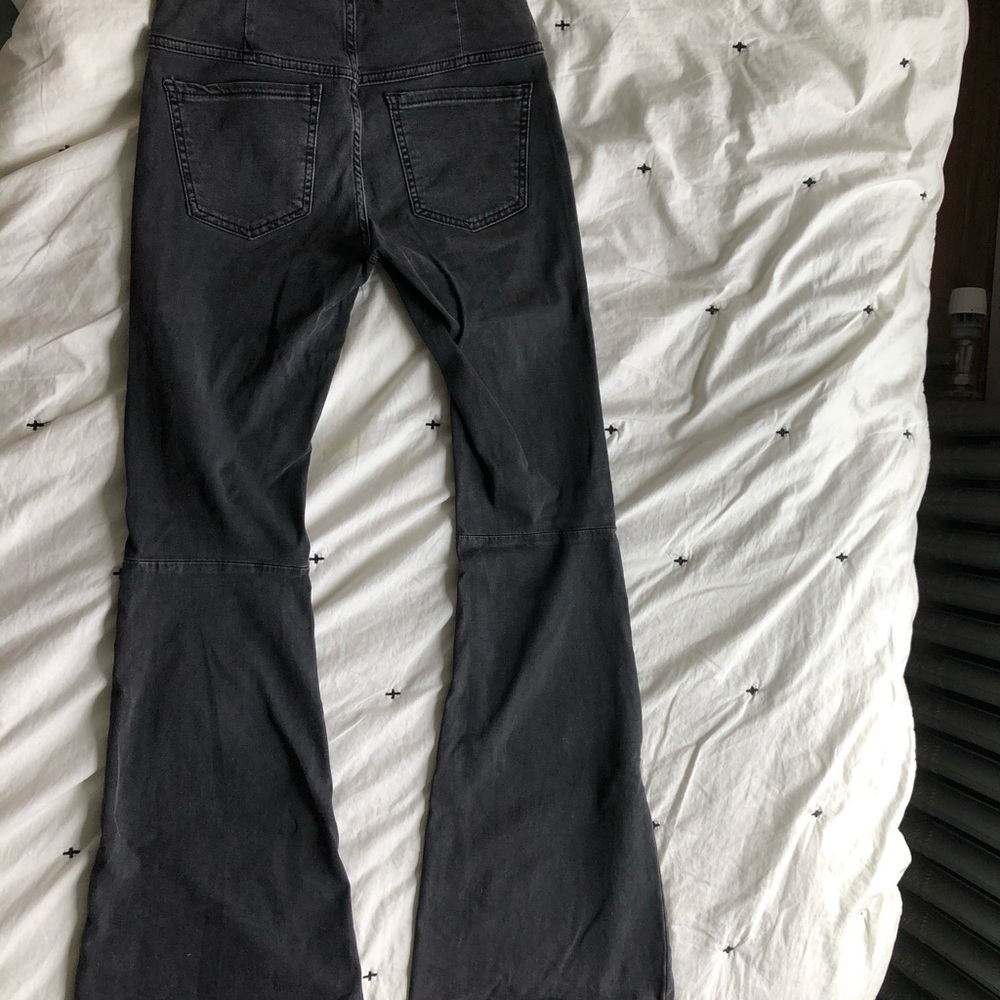 Free people black flare jean